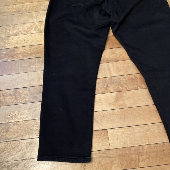 Juicy Couture Jeggings Women’s Size 12 Black Stretch Mid Rise Cropped - Picture 8 of 9